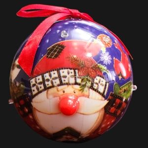 Light Up Santa Ornament